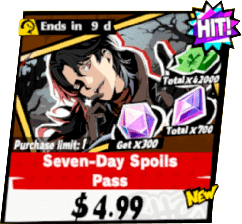 Seven-Day Spoils Pass