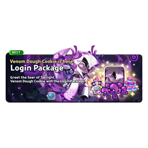 Login Package (Venom Dough Cookie is here!)