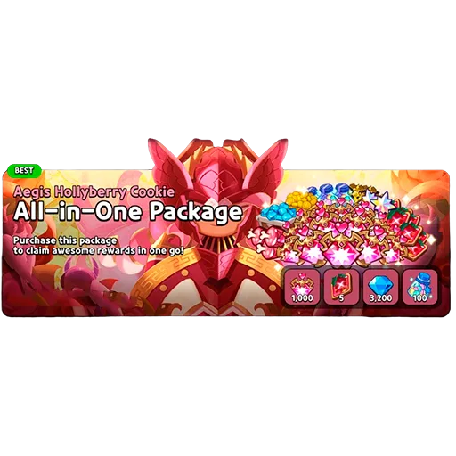 All-in-One Package (Aegis Hollyberry Cookie)
