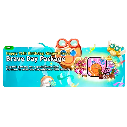 Brave Day Package (Happy 16th Birthday, GingerBrave!)