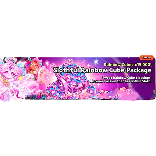 Slothful Rainbow Cube Package (Rainbow Cubes x15,000)
