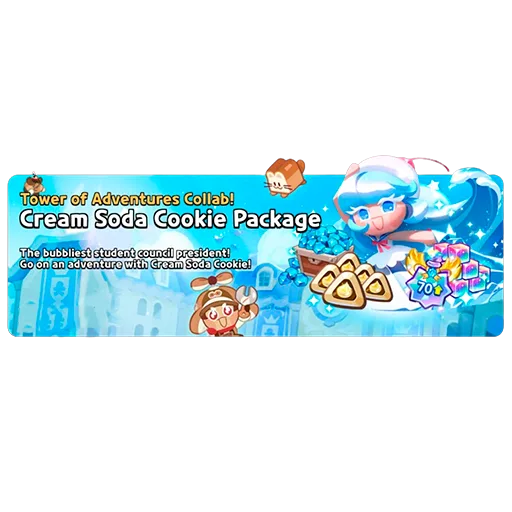 Cream Soda Cookie Package (Tower of Adventures Collab!)