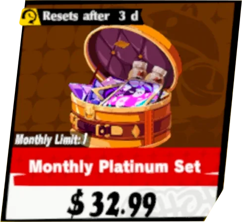 Monthly Paltinum Set