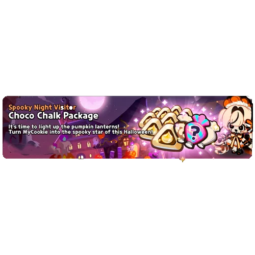 Choco Chalk Package (Spooky Night Visitor)