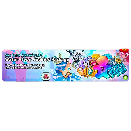Water-type Cookies Package (Sea Fairy Cookie`s Gift!)