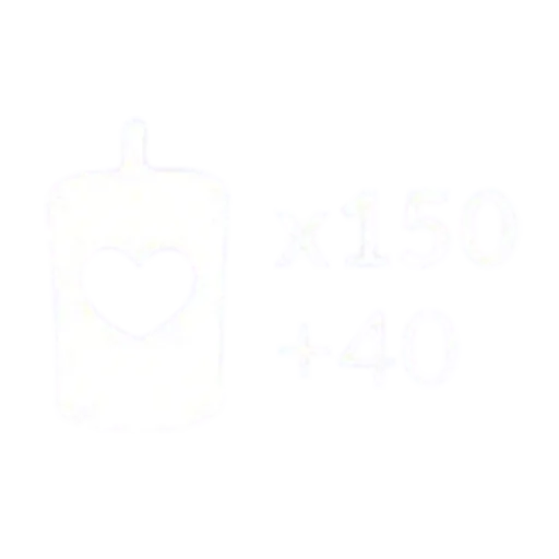 150 +40 свечей