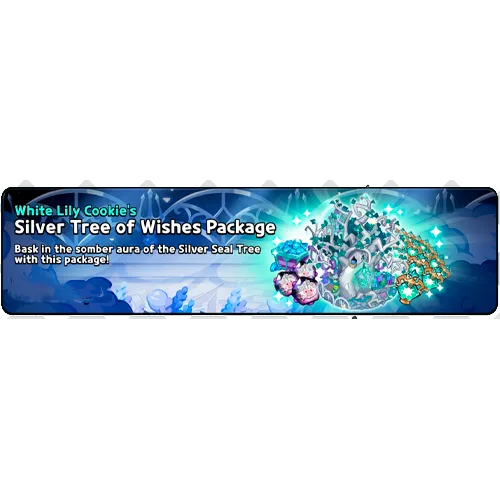 Silver Tree of Wishes Package (White Lily Cookie`s)