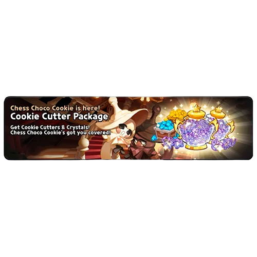 Cookie Cutter Package (Chess Choco Cookie is here)