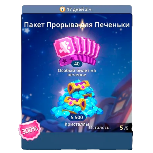 Пакет прорыва для Печеньки