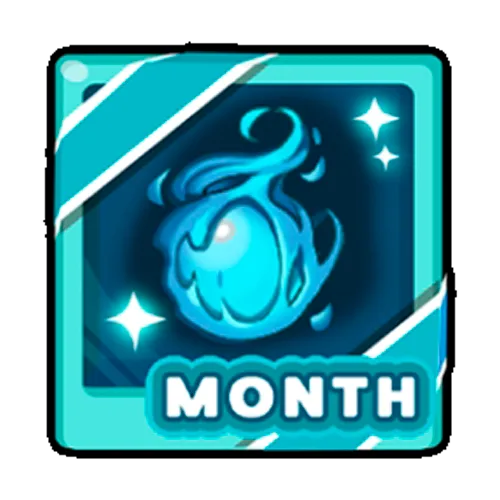 Ежемесячный набор с синим пламенем