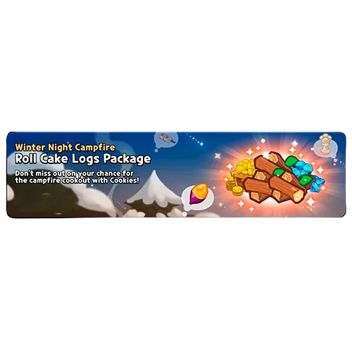 Roll Cake Logs Package (Winter Night Campfire)