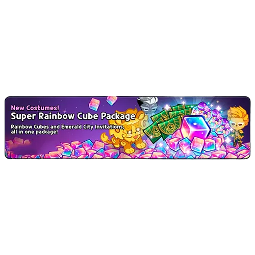 Super Rainbow Cube Package (New Costumes!)