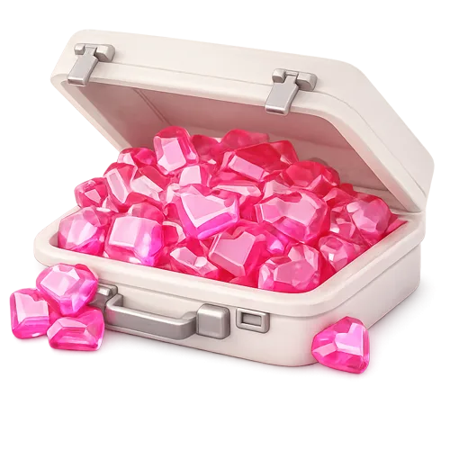 1280 +90 Heart Diamonds