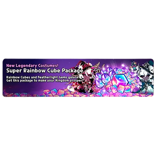 Super Rainbow Cube Package (New Legendary Costumes!)