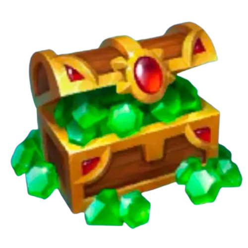 2800 изумрудов