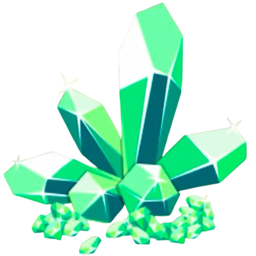 1000 изумрудов