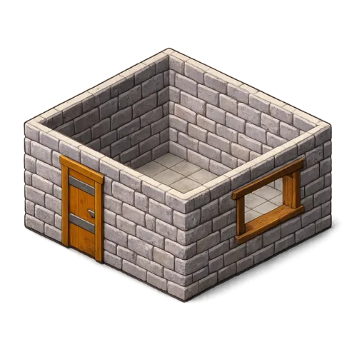 Каменная комната 3x3