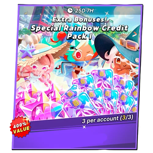 Special Rainbow Credit Pack (Extra Bonuses!)