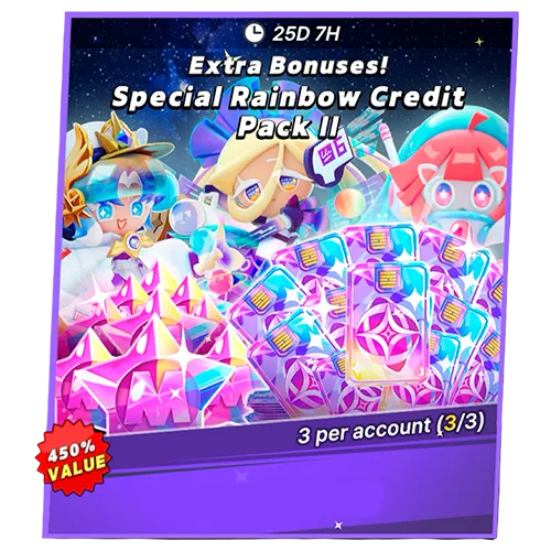 Special Rainbow Credit Pack II (Extra Bonuses!)