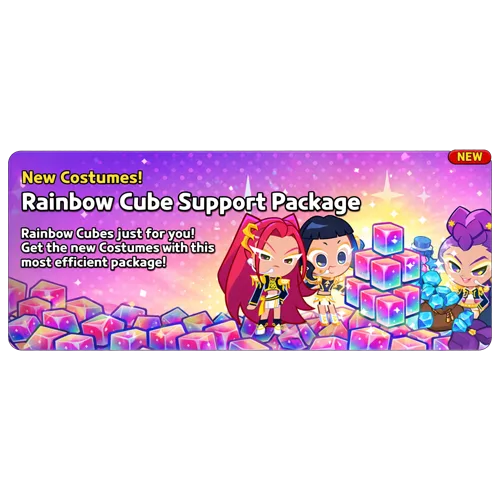 Rainbow Cube Support Package (New Costumes!)