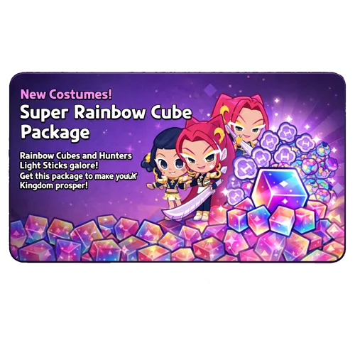 Super Rainbow Cube Package (New Costumes!)