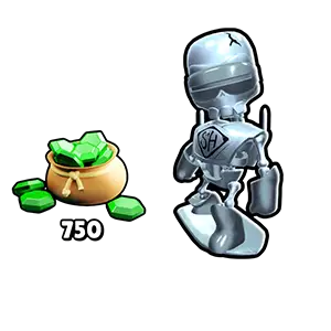 Silver Skeleton +750 гемов